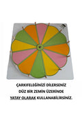 Renkli Çarkıfelek Eğitici Ahşap Oyun Materyali [Kod: VOLEE-444320514] (MES Akademi Hediyeli)