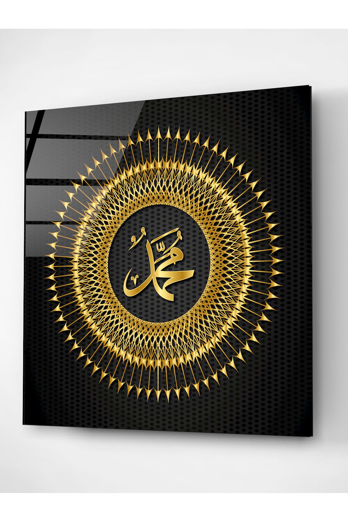 Dekoratif İslami Dekoratif Cam Tablo (100 x 100)