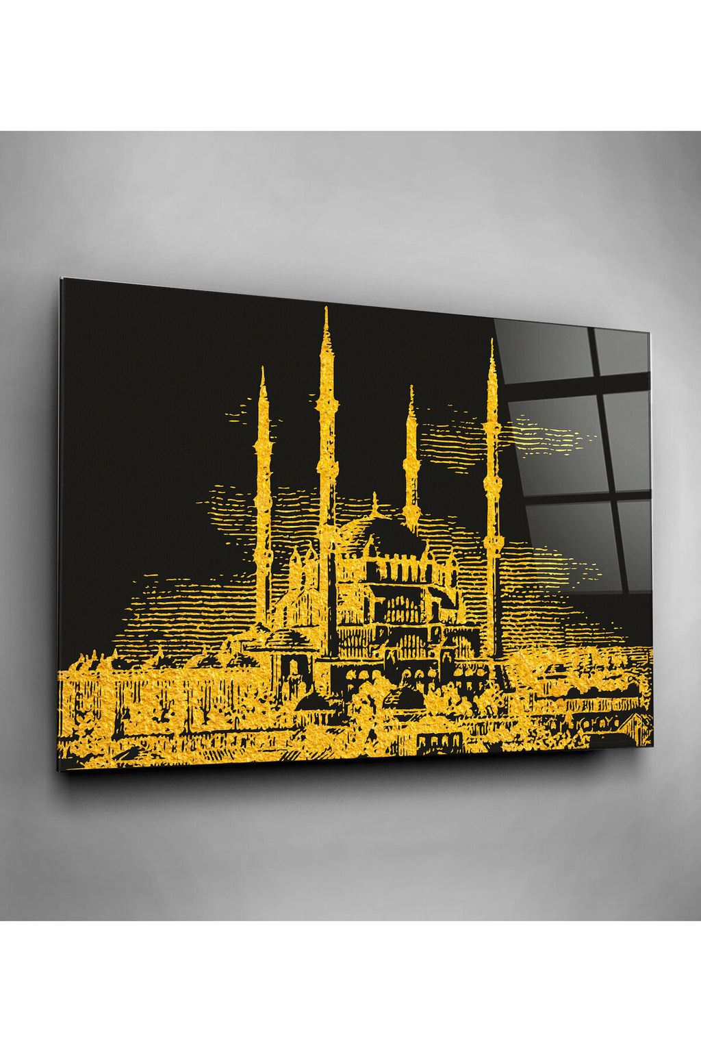Dekoratif İslami Dekoratif Cam Tablo