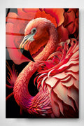 Flamingo Cam Tablo, Dekoratif Cam Tablo