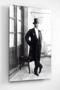 Dekoratif Atatürk Dekoratif Cam Tablo