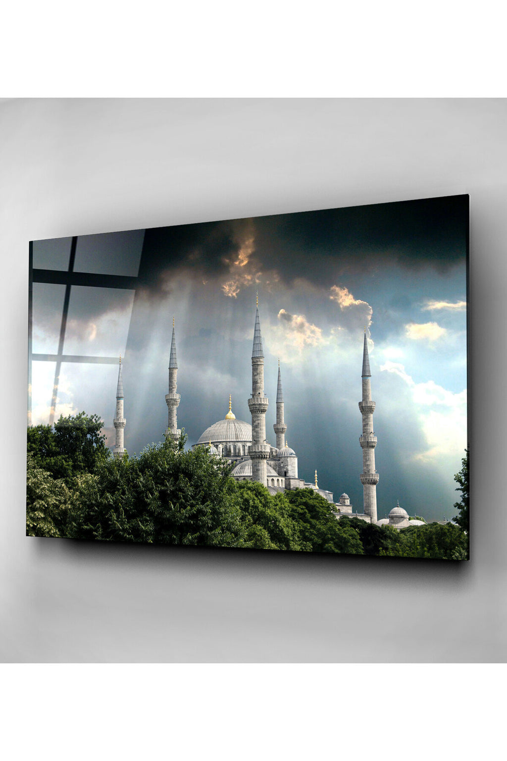 Dekoratif İslami Dekoratif Cam Tablo