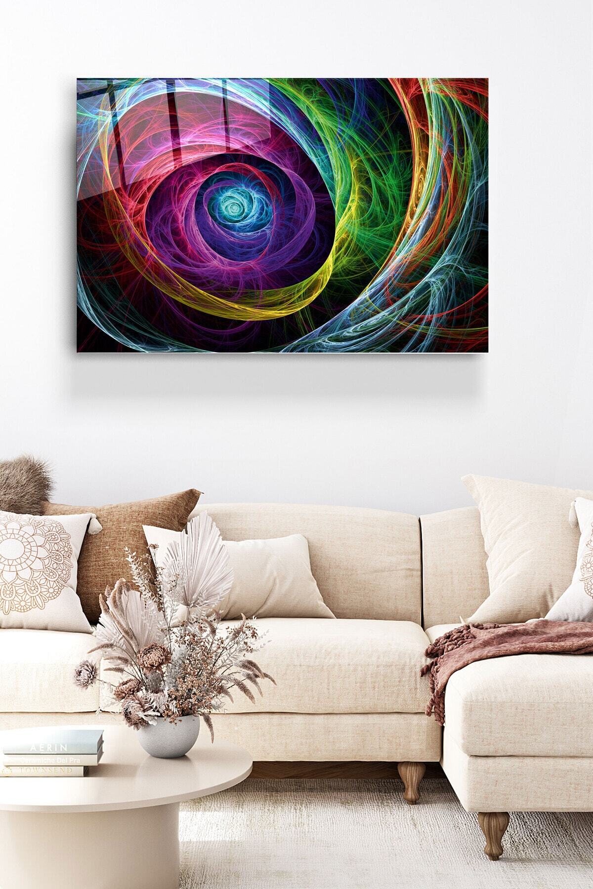 Colourful Cam Tablo, Dekoratif Cam Tablo