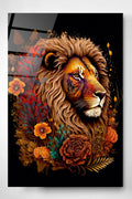 Lion Cam Tablo, Dekoratif Cam Tablo