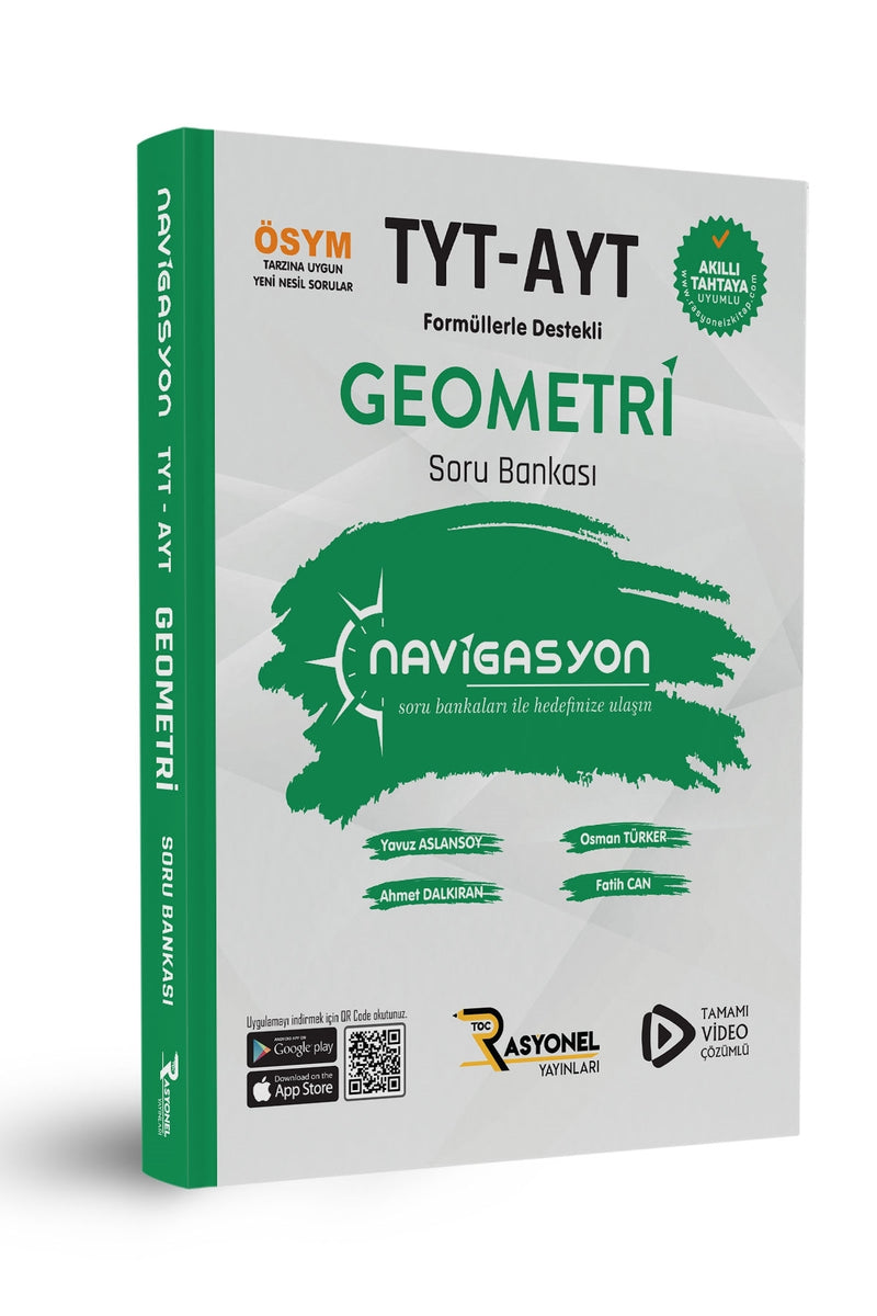 TYT-AYT Geometri Soru Bankası (Müfredata Uygun-Formüllerle Destekli) + MES Akademi Eğitim Seti Hediye!