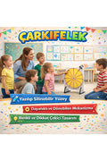 Sarı Renkli Çarkıfelek Ahşap Eğitici Oyun Materyali [Kod: VOLEE-1105484640] (MES Akademi Hediyeli)