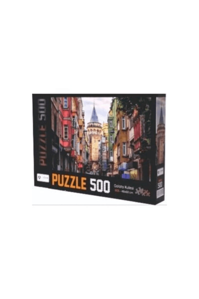 Galata Kulesi 500 Parça Puzzle + MES Akademi Eğitim Seti Hediye!