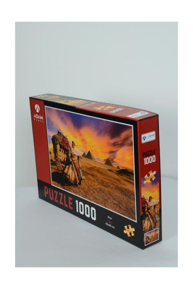 Puzzle 1000 Parça B. Mısır Egypt Adam Games48*68cm + MES Akademi Eğitim Seti Hediye!
