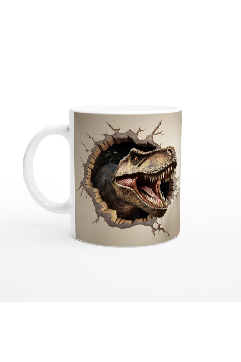 Duvar Kıran T-Rex Dinozor Kupa Bardak