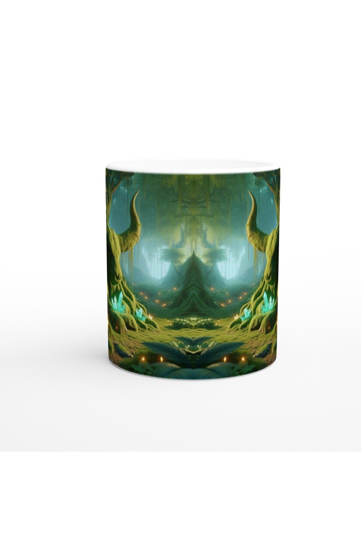 Boğa Burcu Baskılı Kahve Kupası - Elementsel Doğa Krallığı Temalı Vs2