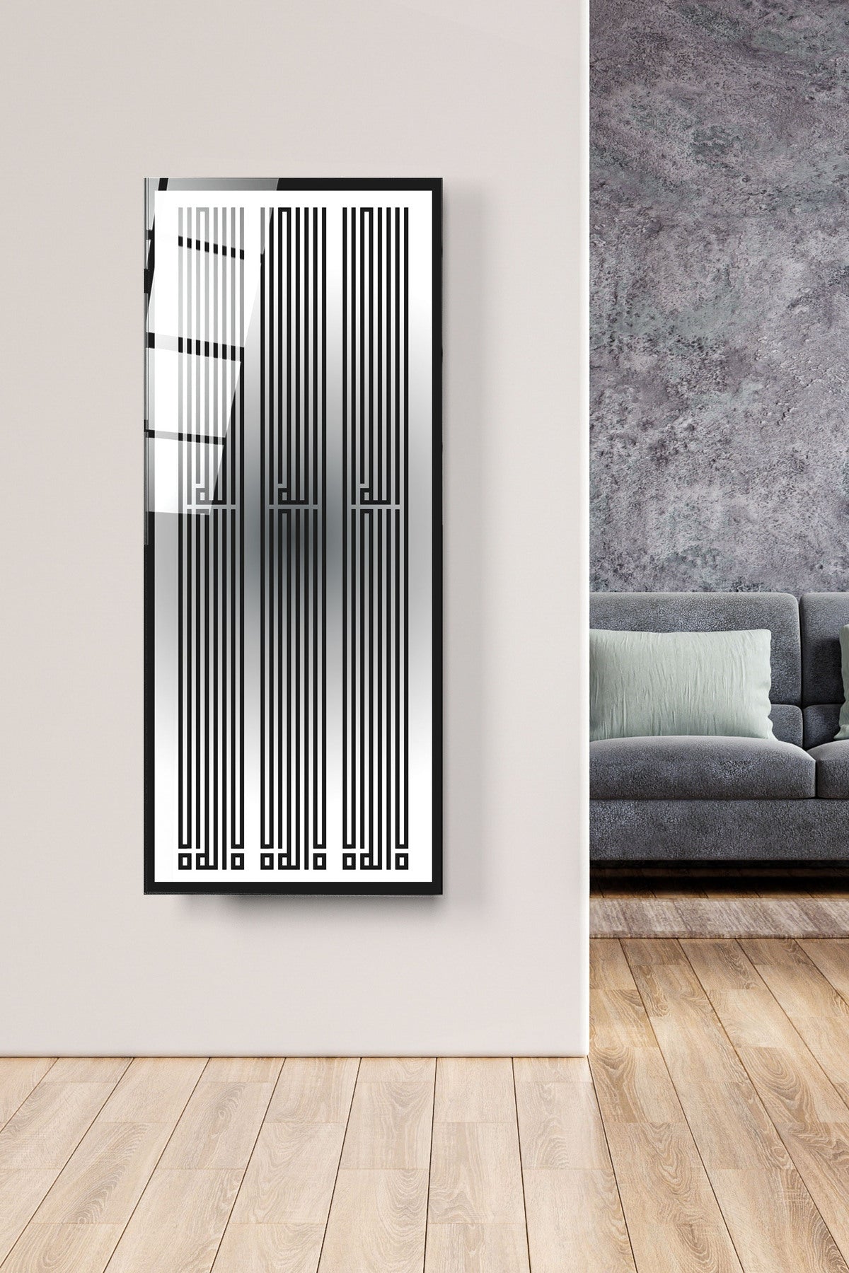Dekoratif İslami Dekoratif Cam Tablo (50 x 120)
