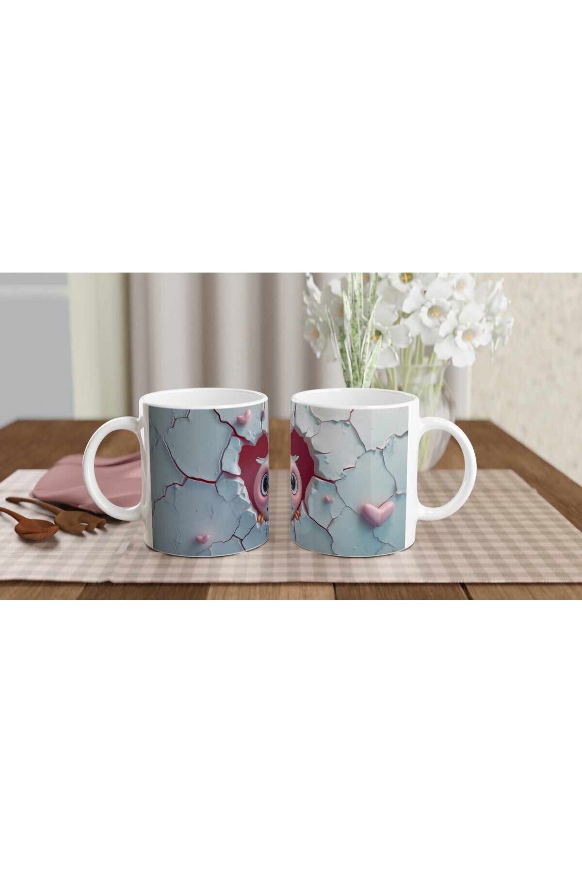 Kalpli Çatlağın Ardından Bakan Baykuş Temalı Baskılı Kupa Bardak