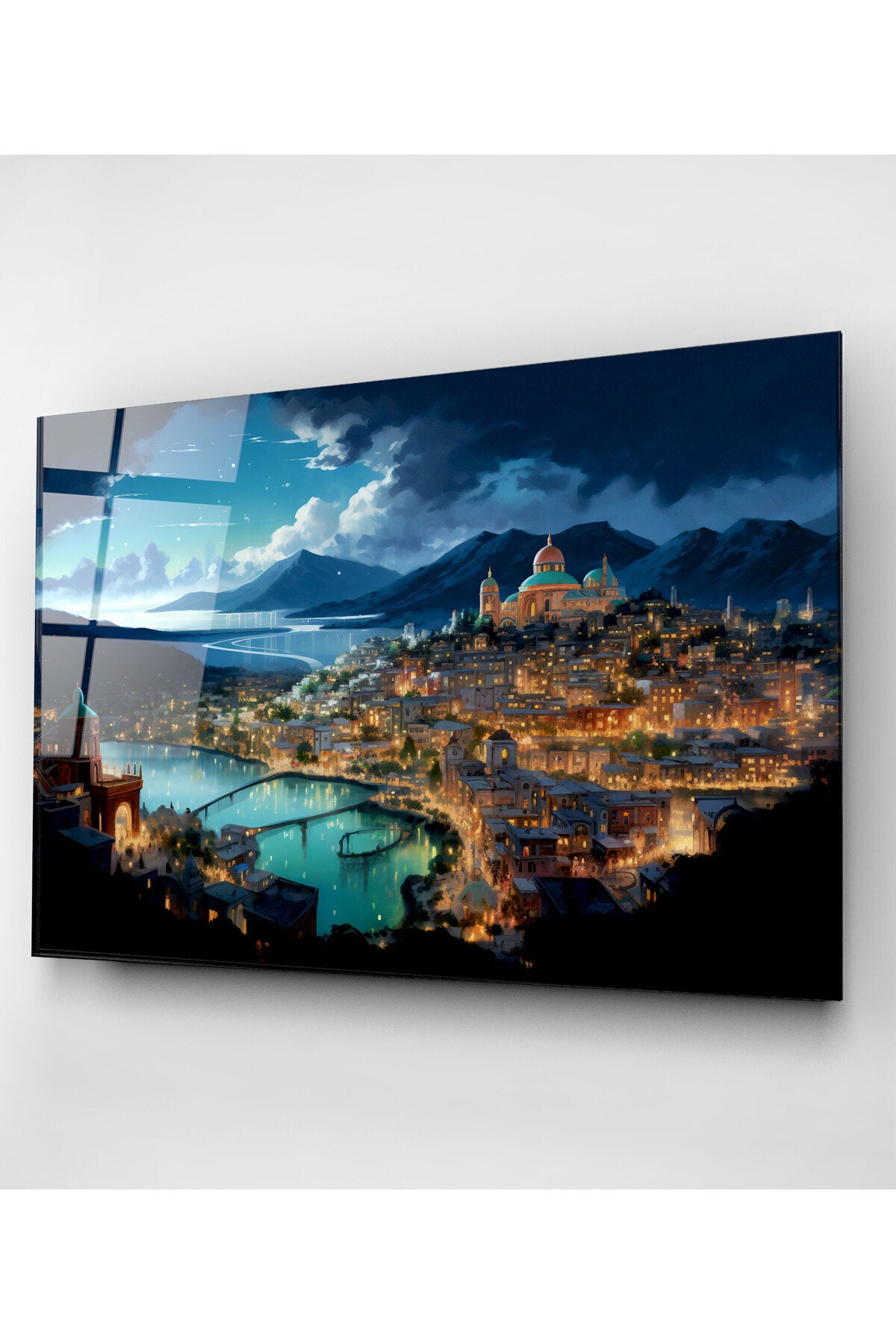 İspanya Cam Tablo, Dekoratif Cam Tablo (60 x 90)