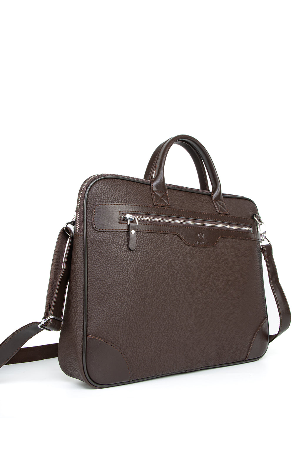 Kahve Renkli 14"-15.6" Laptop ve Evrak Taşıma Çantası