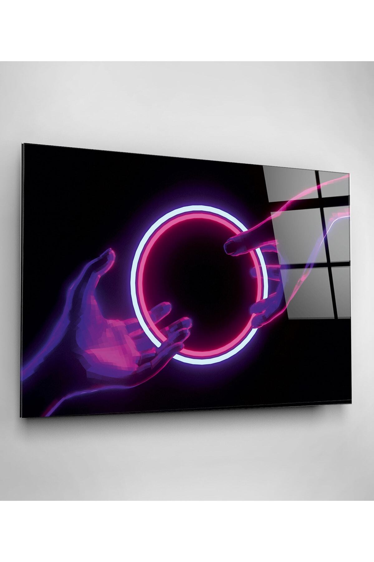 Neon El Cam Tablo, Dekoratif Cam Tablo (60 x 90)