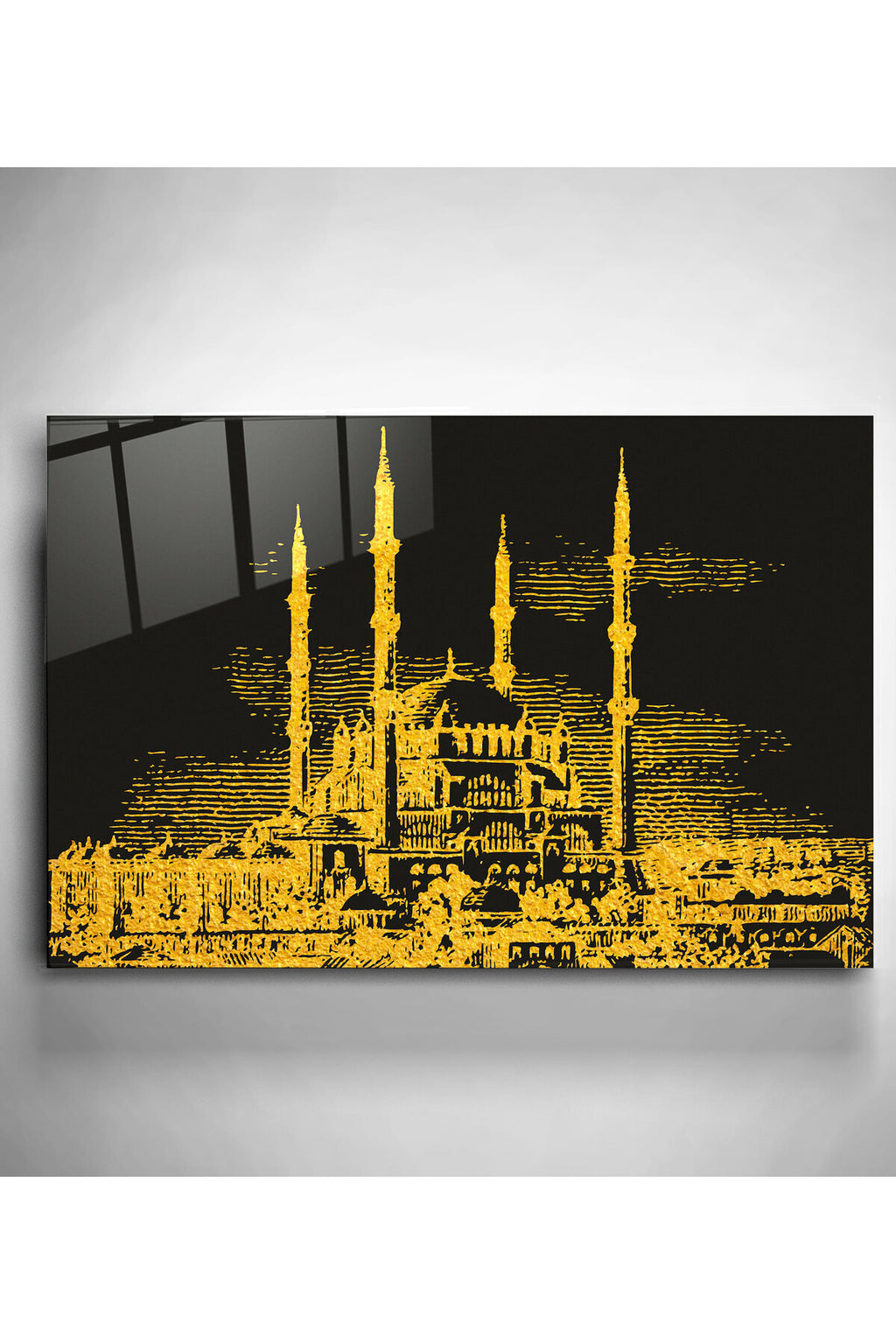 İslami Cam Tablo, Dekoratif Cam Tablo (30 x 50)