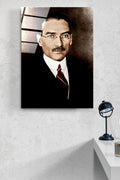 Dekoratif Atatürk Dekoratif Cam Tablo