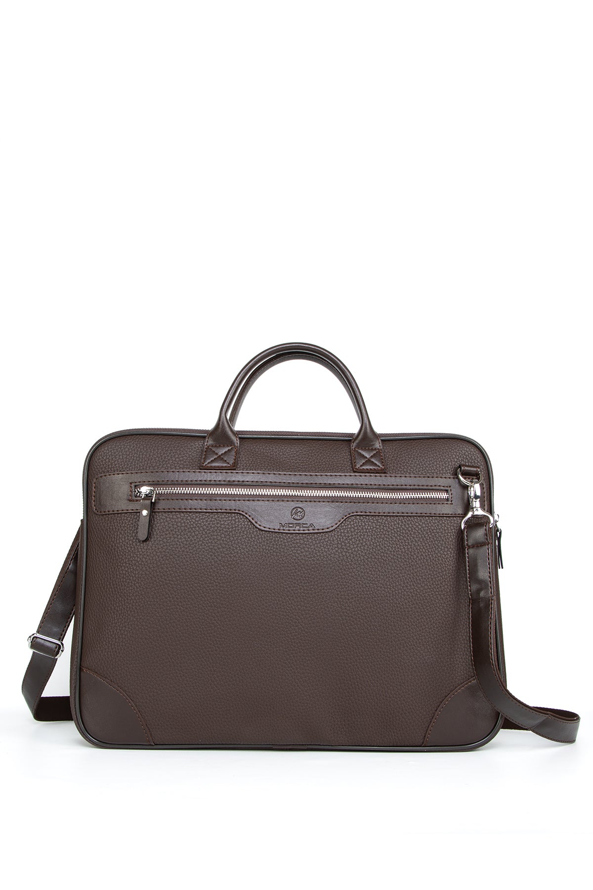 Kahve Renkli 14"-15.6" Laptop ve Evrak Taşıma Çantası