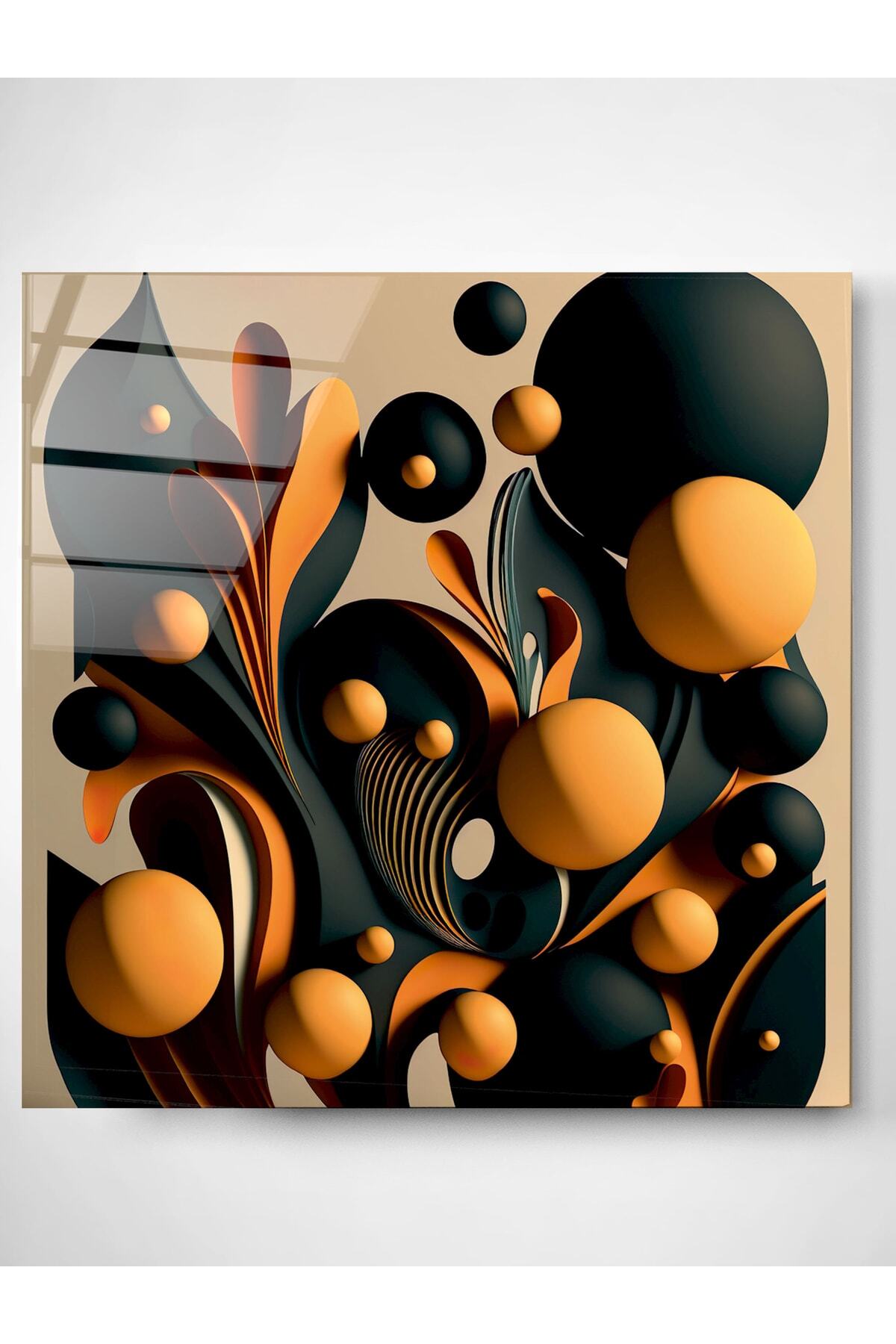 Dekoratif Kızılderili Dekoratif Cam Tablo