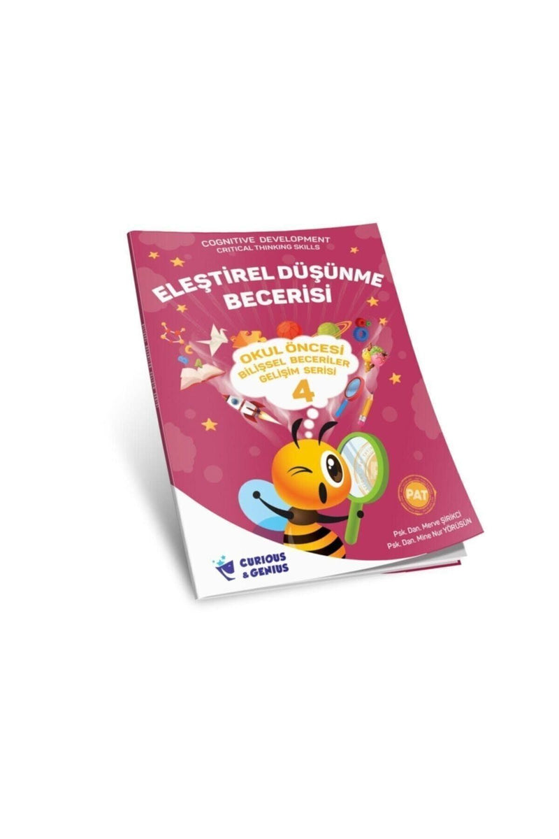 Eleştirisel Düşünme Becerisi Okul Öncesi Bilişsel Beceriler Gelişim Serisi 4 + MES Akademi Eğitim Seti Hediye!