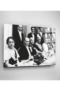 Dekoratif Atatürk Dekoratif Cam Tablo