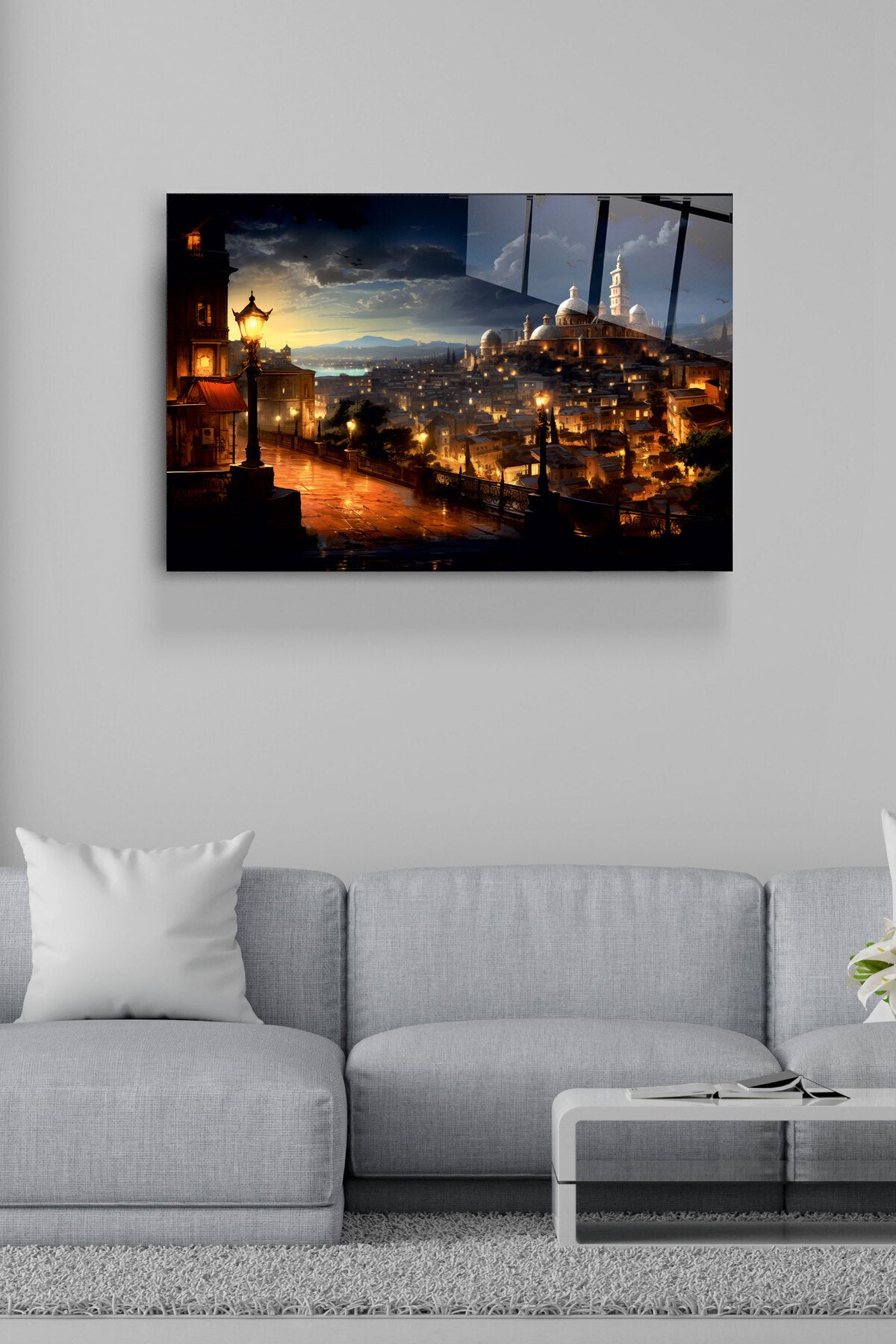 İspanya Cam Tablo, Dekoratif Cam Tablo (60 x 90)