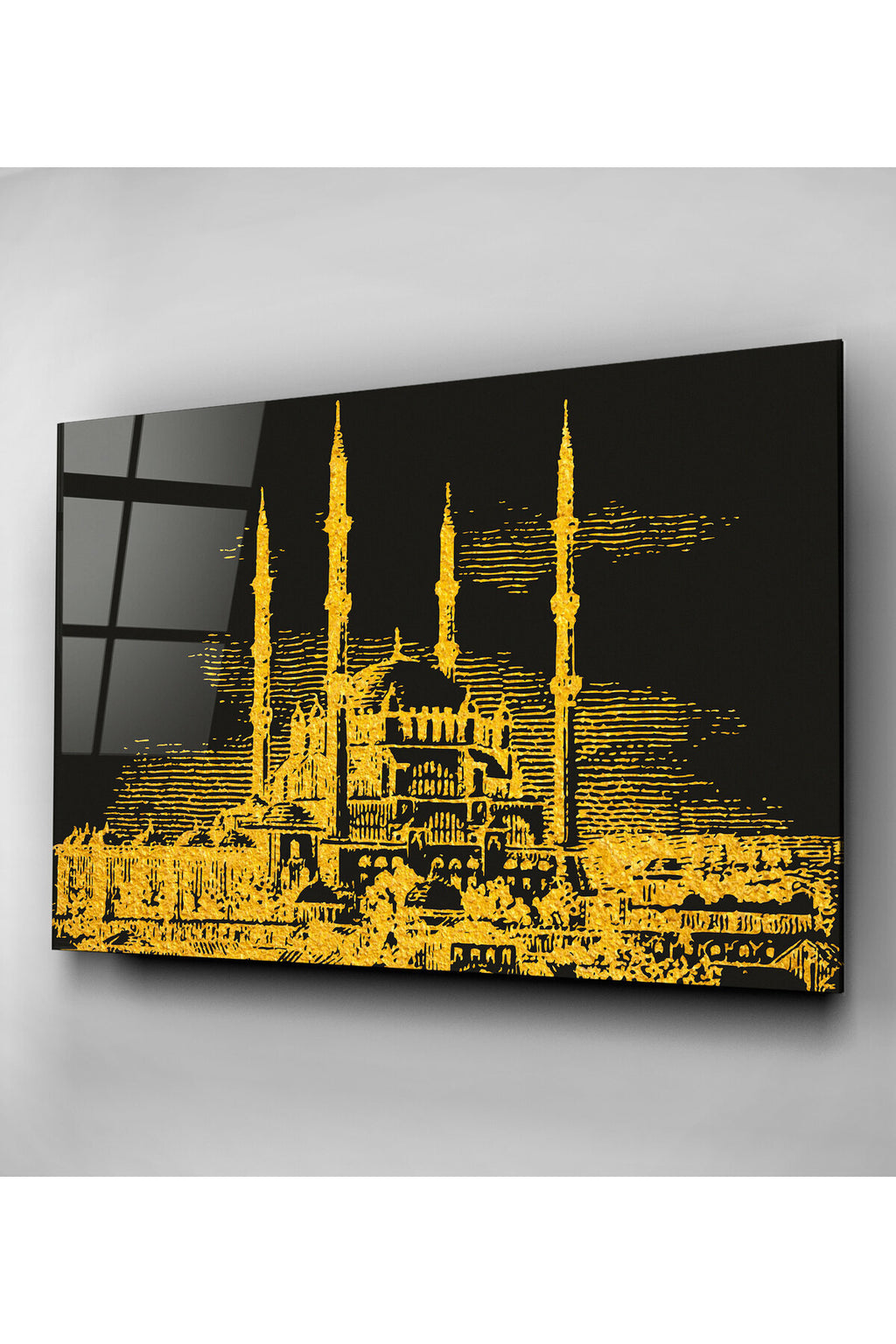 Dekoratif İslami Dekoratif Cam Tablo
