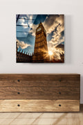Dekoratif Londra Dekoratif Cam Tablo (70 x 70)