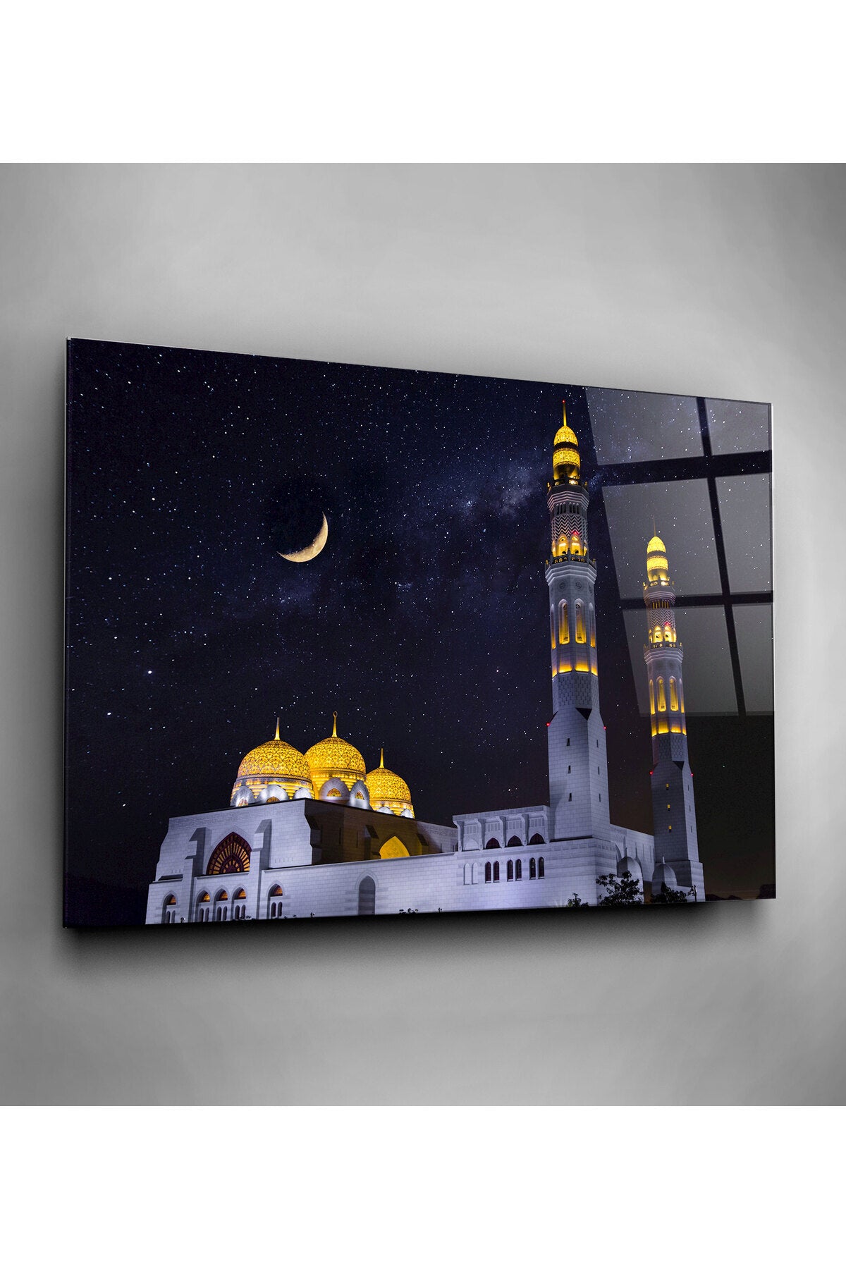Dekoratif İslami Dekoratif Cam Tablo (30 x 50)