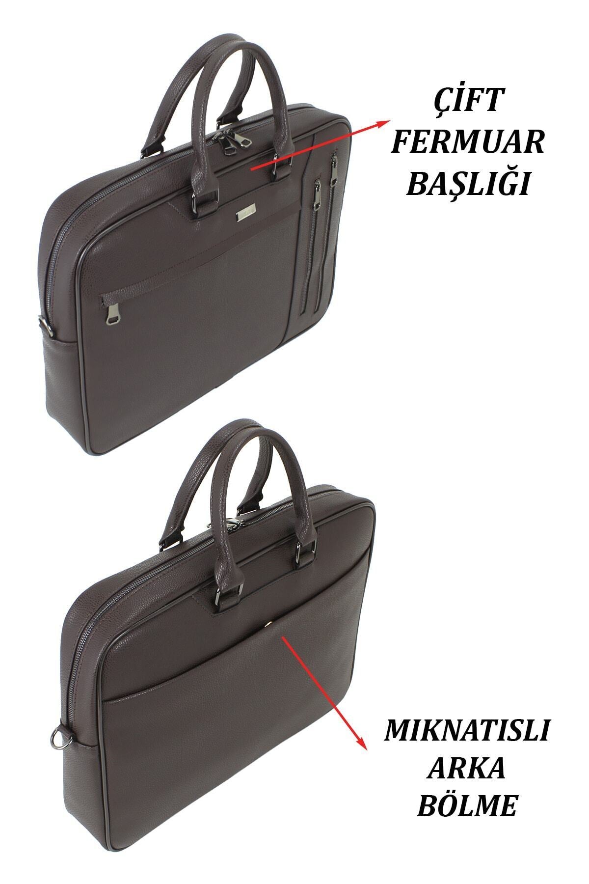 Unisex Omuz El Çantası 17'' Inç Laptop Bölmeli Su Geçirmez Dış Yüzey Darbe Emici