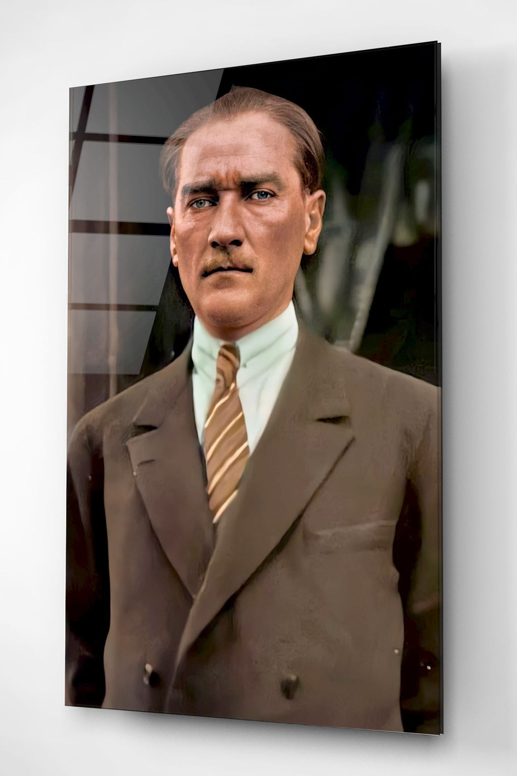 Dekoratif Atatürk Dekoratif Cam Tablo