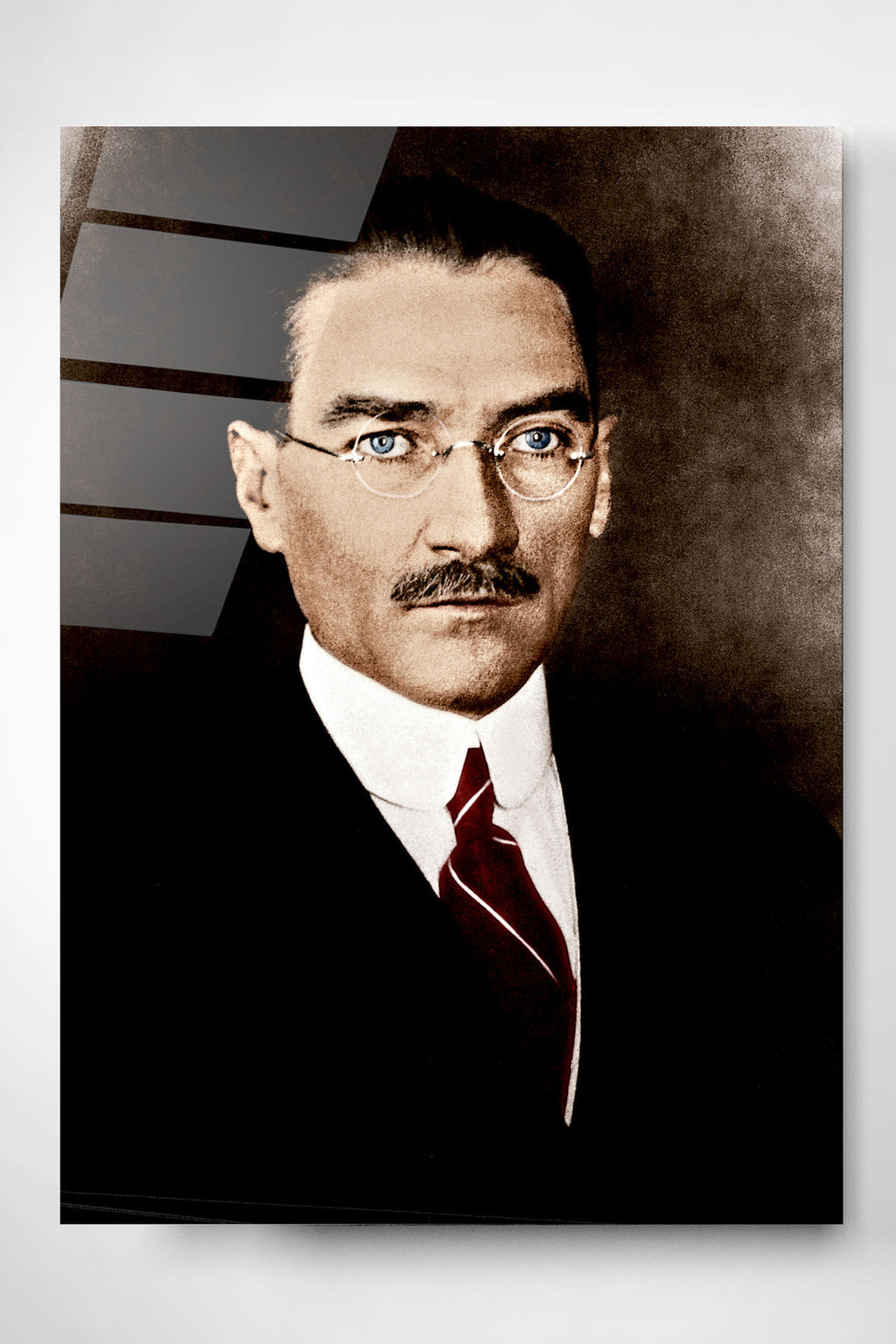 Dekoratif Atatürk Dekoratif Cam Tablo