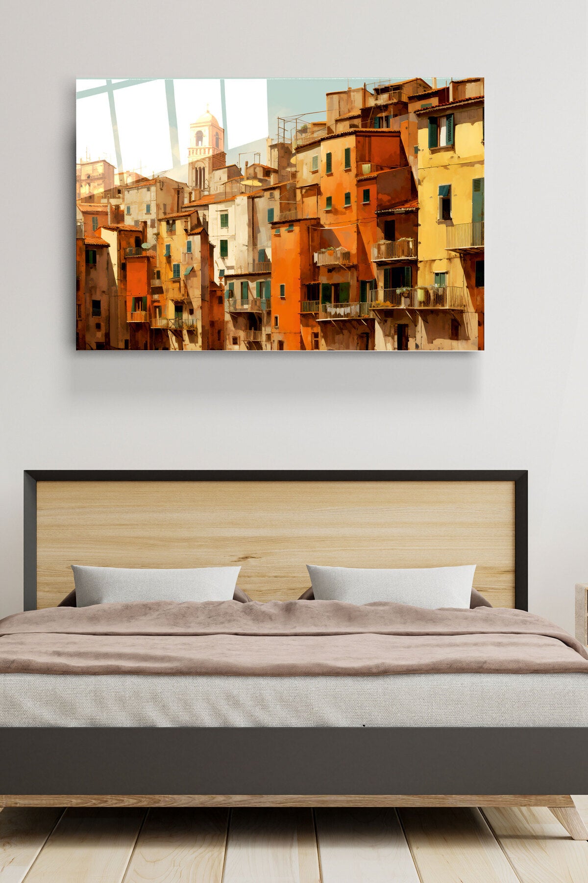 İtalya Cam Tablo, Dekoratif Cam Tablo (50 x 70)