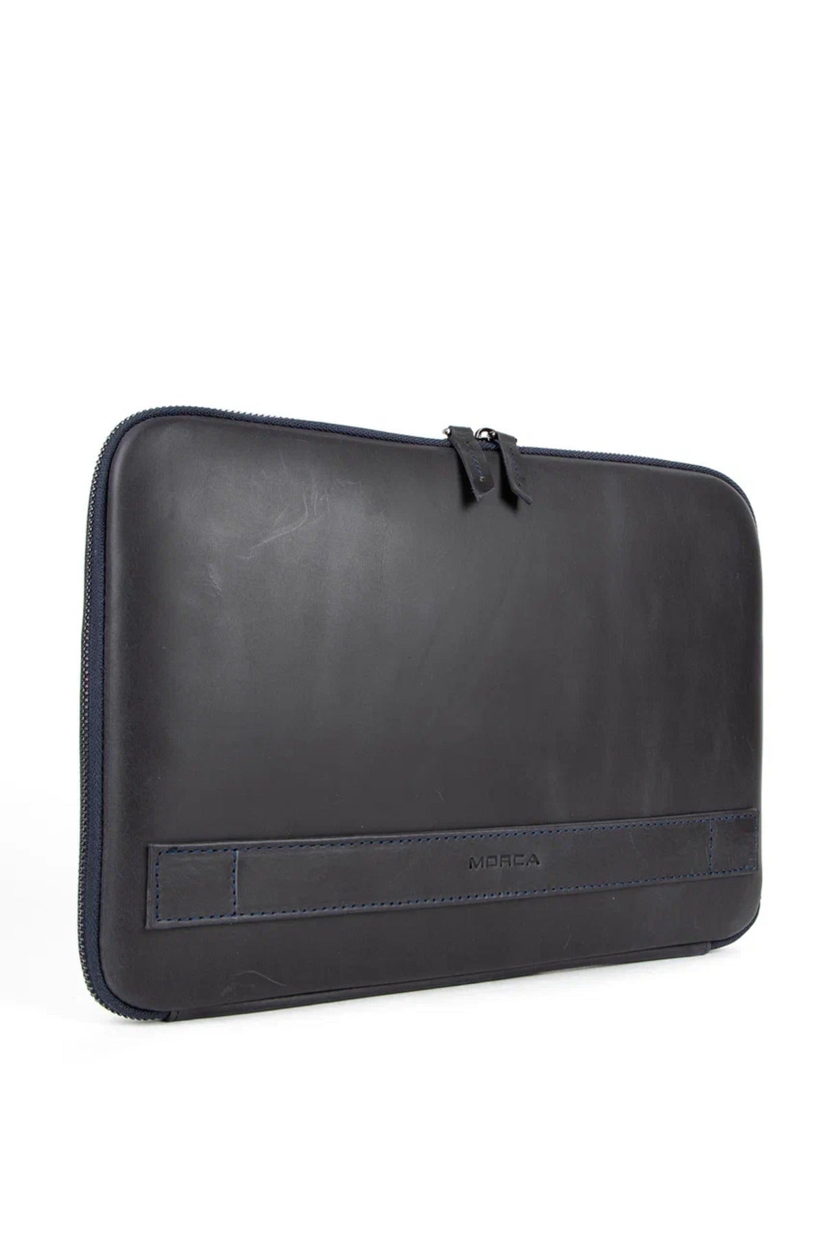 Hakiki Deri Lacivert Macbook Air Pro 13 ve 13.3 İnç Laptop Kılıfı