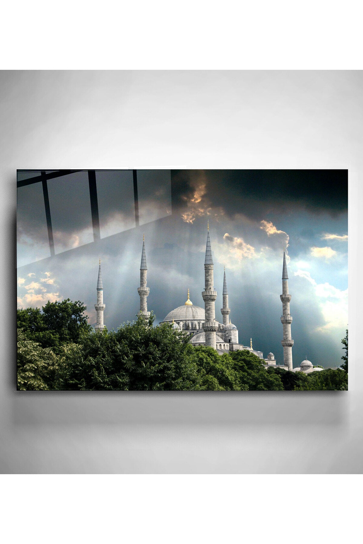 Dekoratif İslami Dekoratif Cam Tablo
