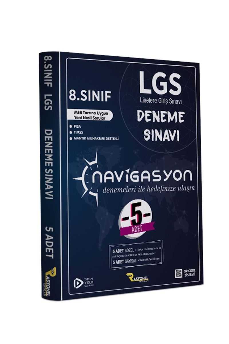 8. Sınıf Lgs Navigasyon 5 Li Deneme + MES Akademi Eğitim Seti Hediye!