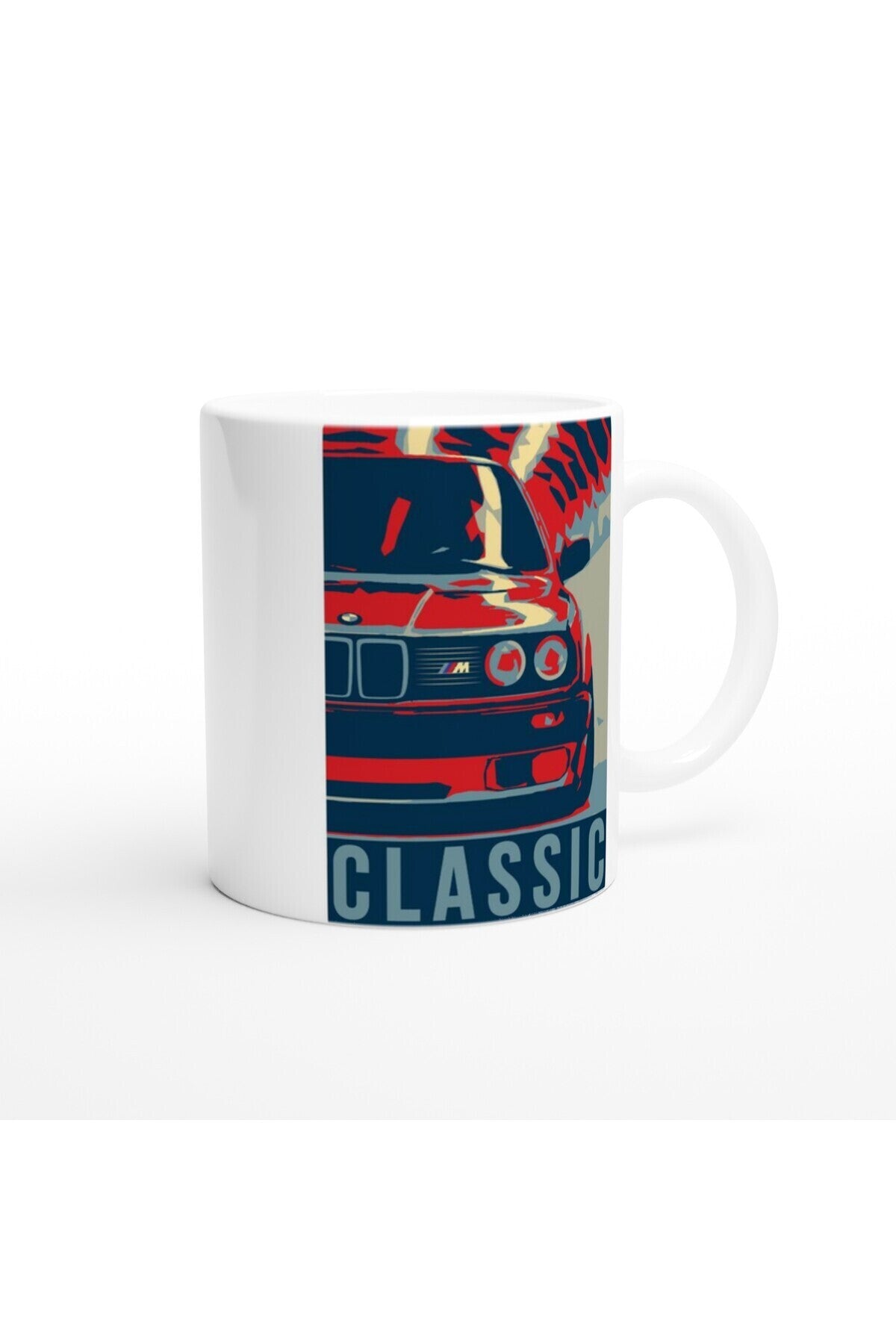 BMW E30 M Temalı Klasik Stil Poster Kupa Bardak