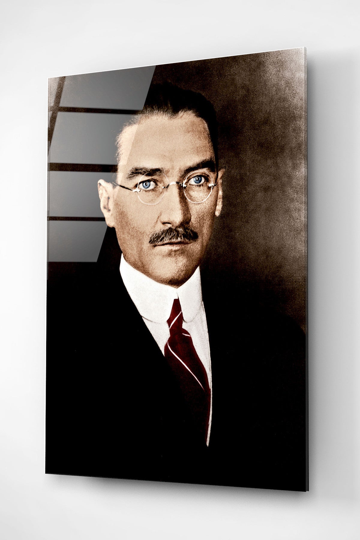 Dekoratif Atatürk Dekoratif Cam Tablo