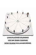 Beyaz Çarkıfelek Eğitici Ahşap Materyali [Kod: VOLEE-1105319135] (MES Akademi Hediyeli)