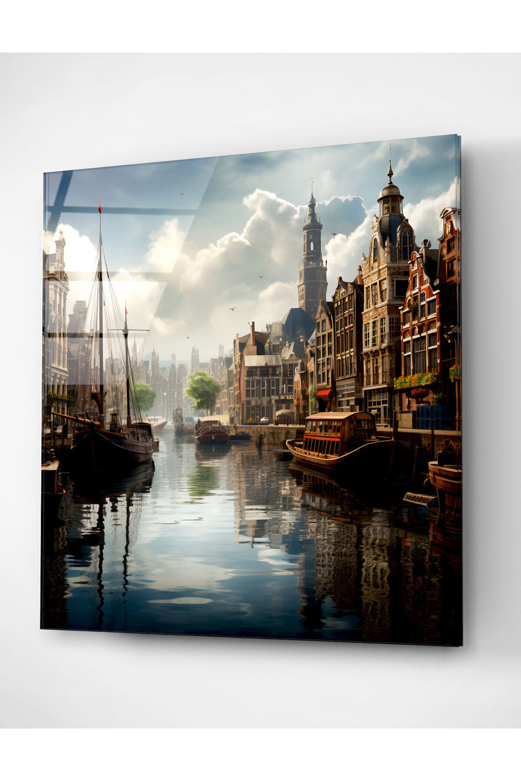 Hollanda Cam Tablo, Dekoratif Cam Tablo (50 x 50)