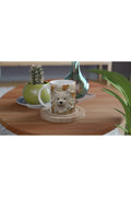 Çiçekler İçinde İkiz Terrier Figürlü Baskılı Kupa Bardak
