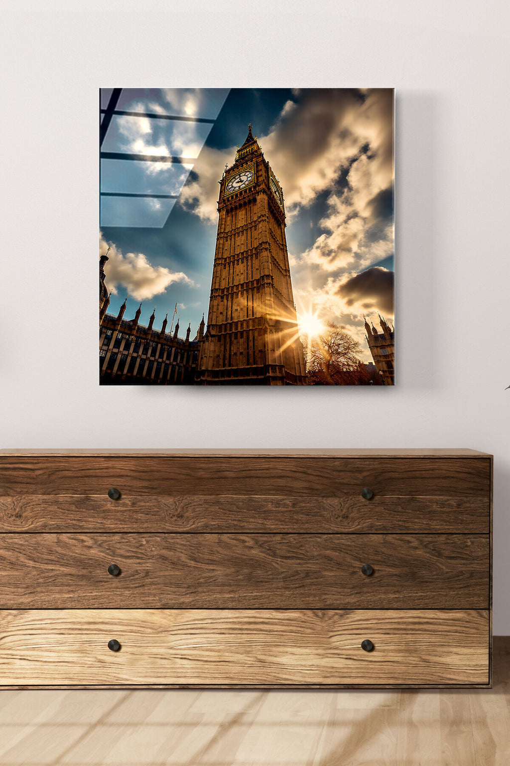 Dekoratif Londra Dekoratif Cam Tablo