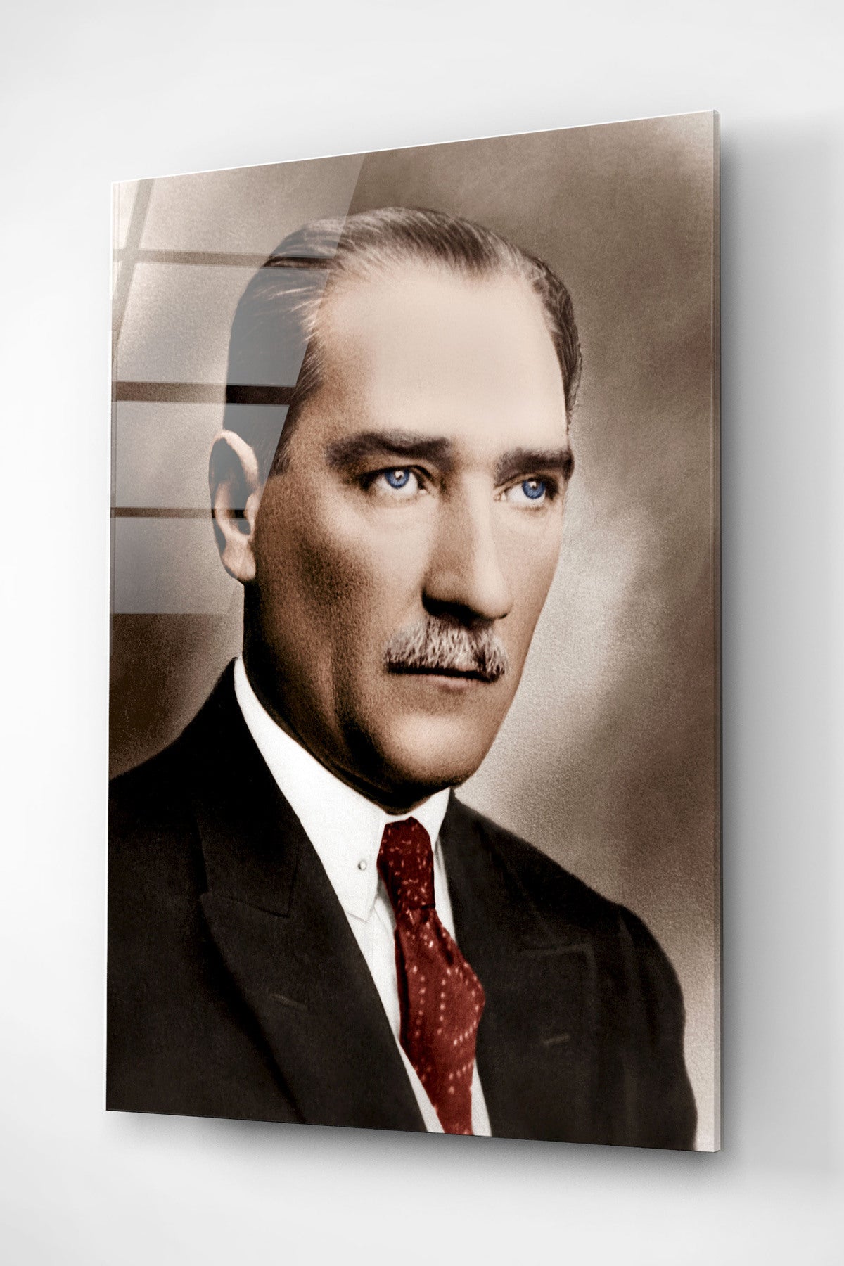 Dekoratif Atatürk Dekoratif Cam Tablo (60 x 90)
