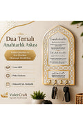 Dekoratif Aynalı Pleksi Ahşap MDF Anahtar Askısı [Kod: VOLEE-821969067] (MES Akademi Hediyeli)