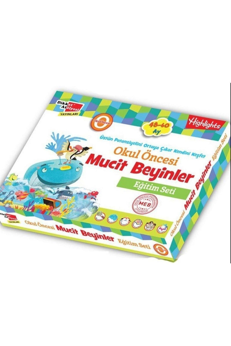 Okul Öncesi Mucit Beyinler Eğitim Seti 48 60 Ay + MES Akademi Eğitim Seti Hediye!
