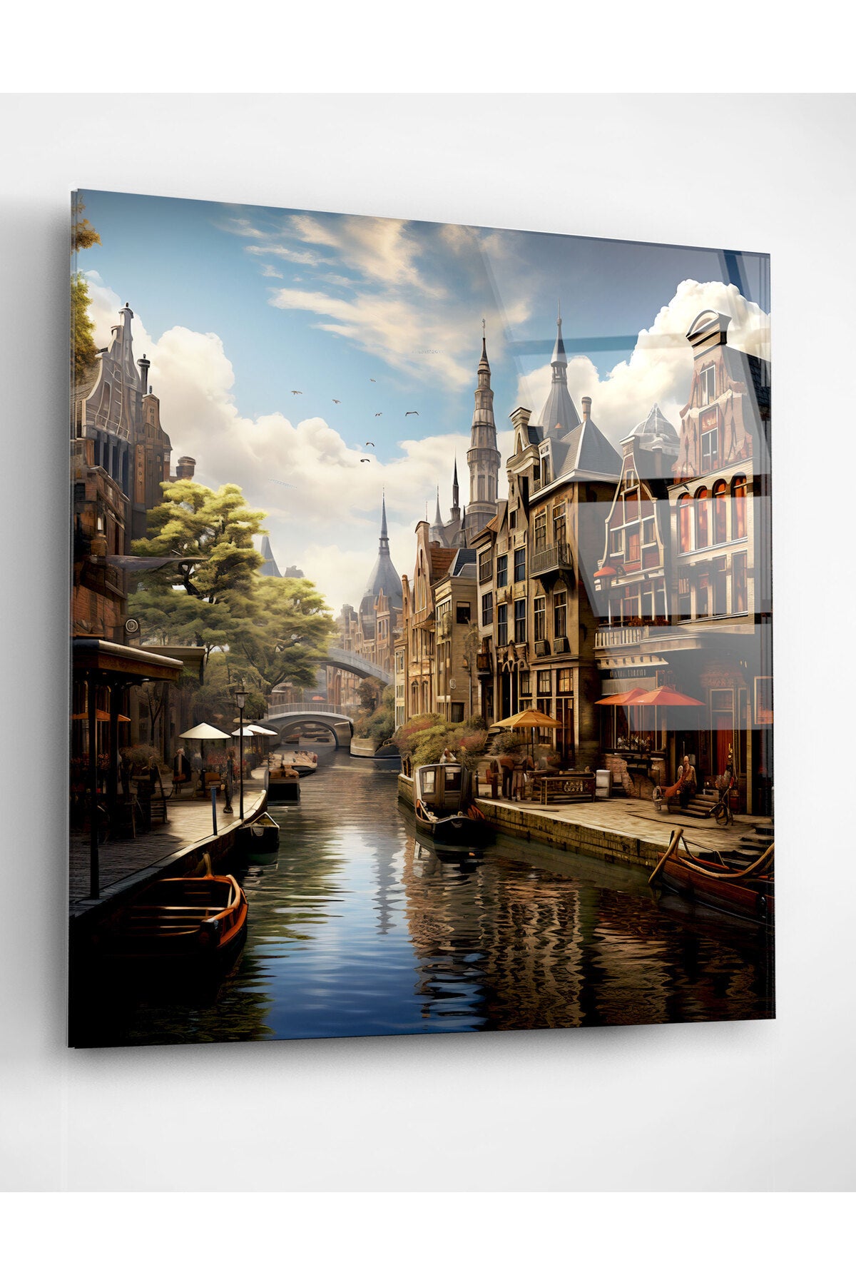 Dekoratif Mısır Dekoratif Cam Tablo (50 x 50)