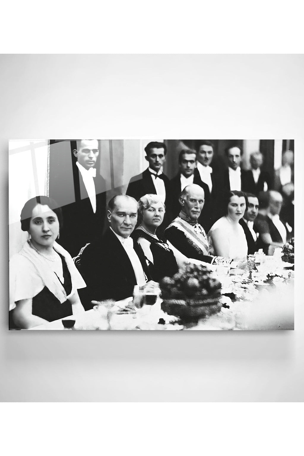 Dekoratif Atatürk Dekoratif Cam Tablo (80 x 120)