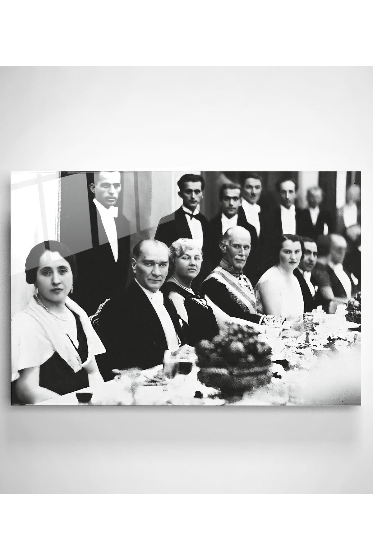 Dekoratif Atatürk Dekoratif Cam Tablo (80 x 120)