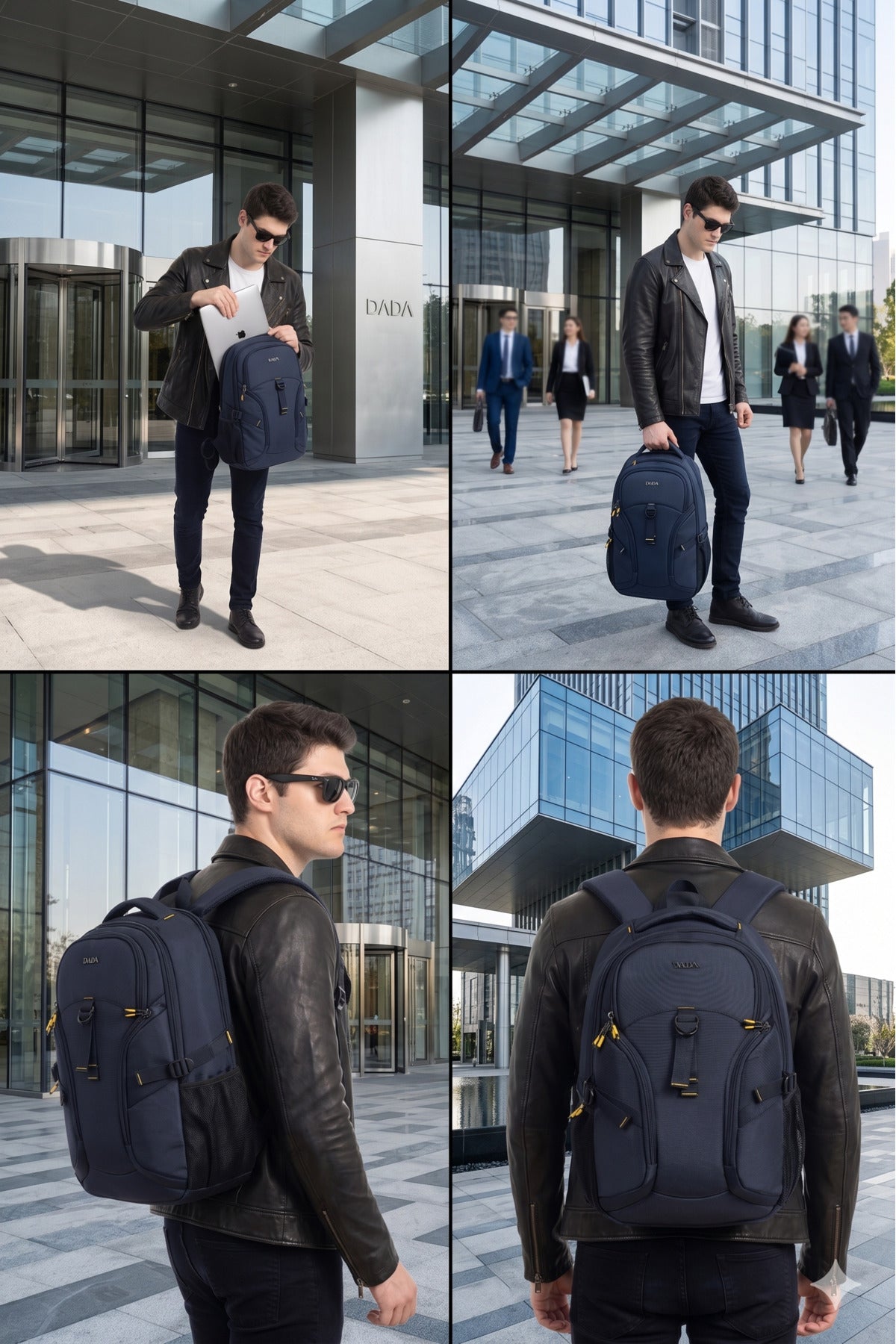 Lacivert Ortopedik Laptop Sırt Çantası | Okul ve Günlük Kullanım | Ergonomik ve Çok