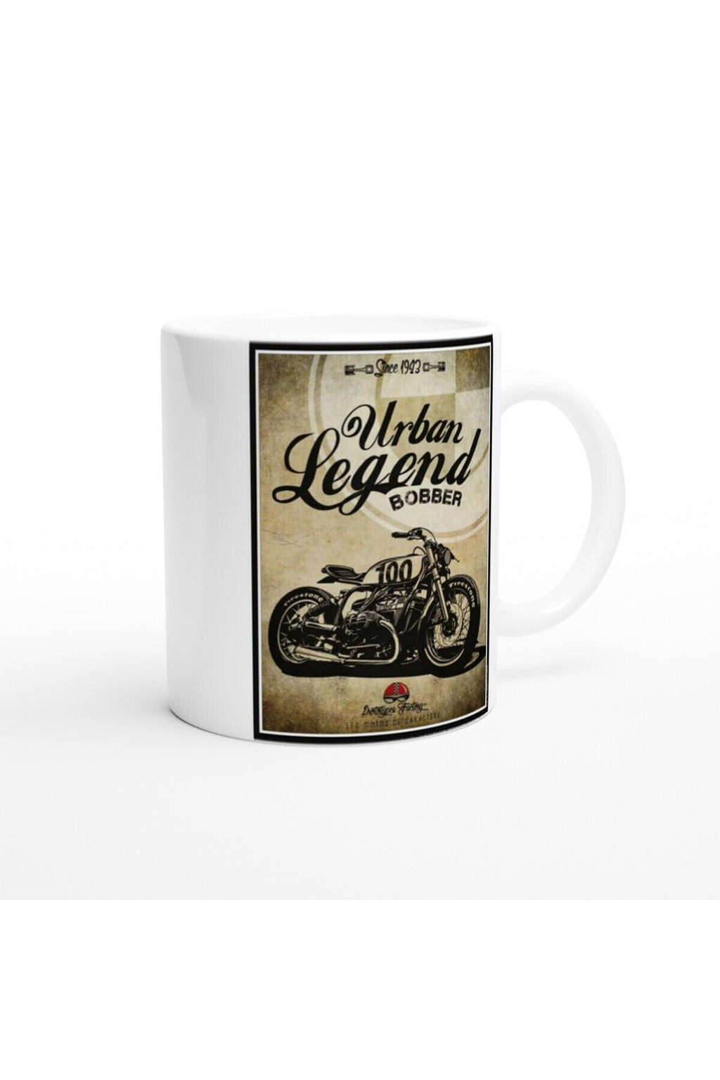 Urban Legend Bobber Motosiklet Kupa Bardak